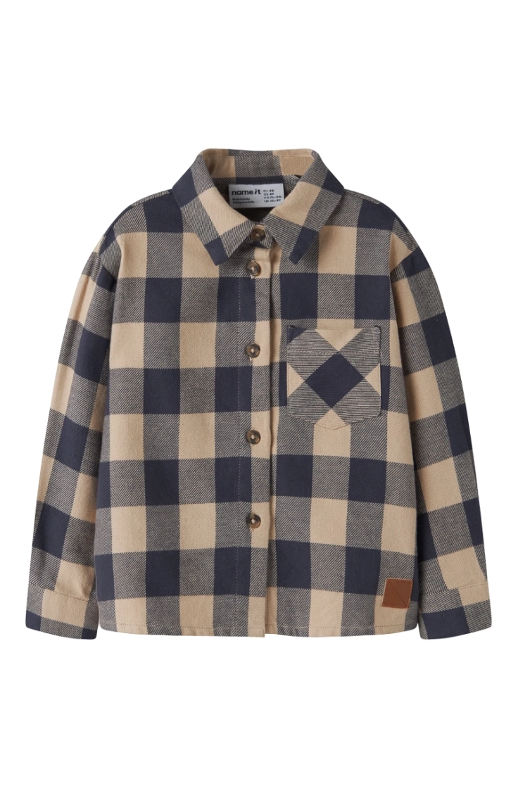 nmmnoriel ls nreg shirt ombre blue