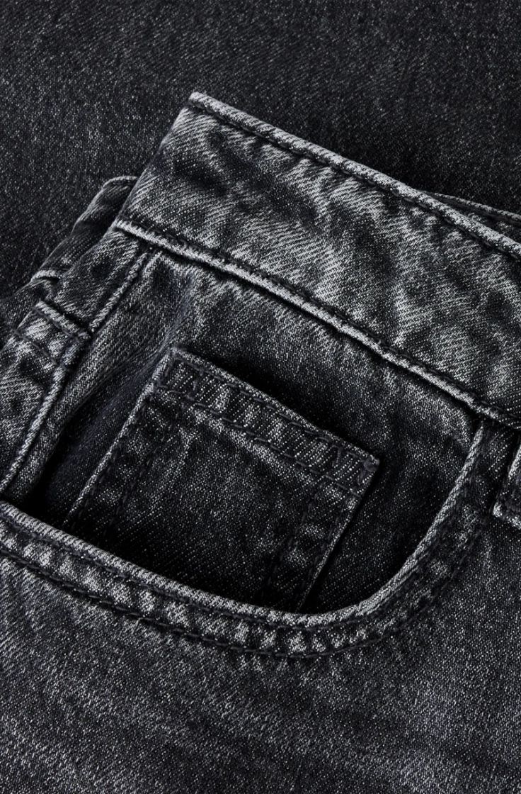 nkfbella barrel dnm jeans 5518 dark grey denim