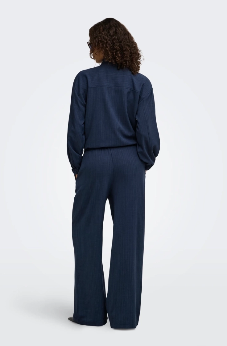 jdyvesta hw pant wvn knt navy blazer str