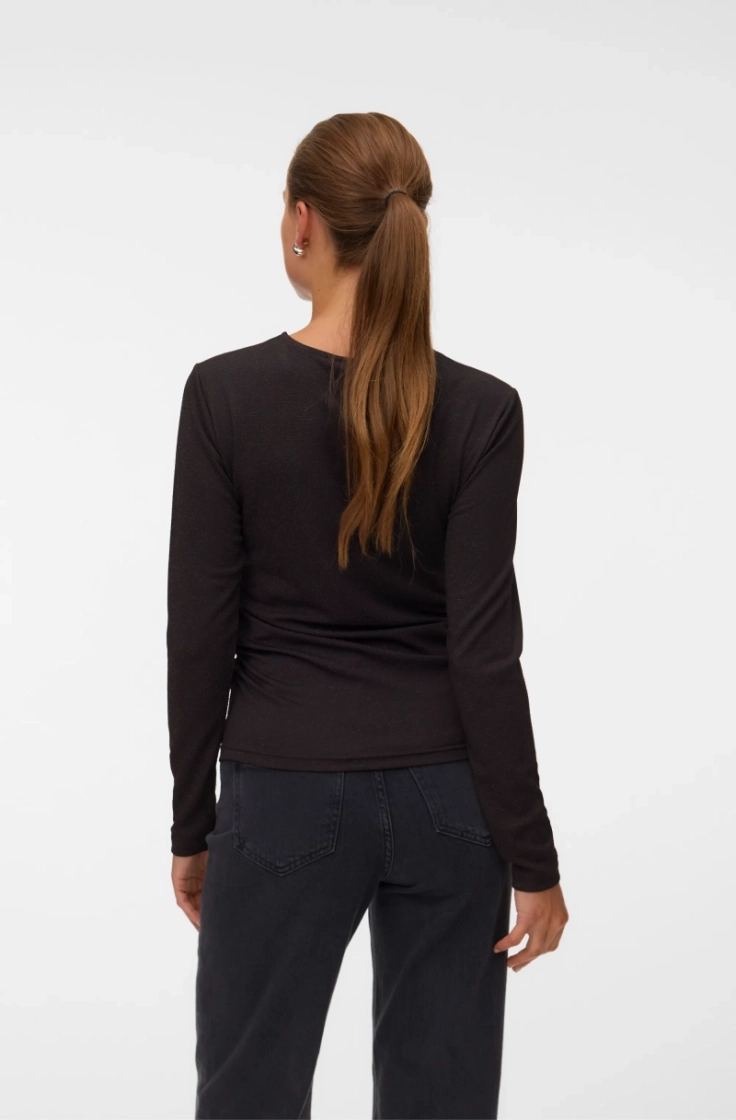 vmkanva ls o-neck top lx jrs chocolate torte