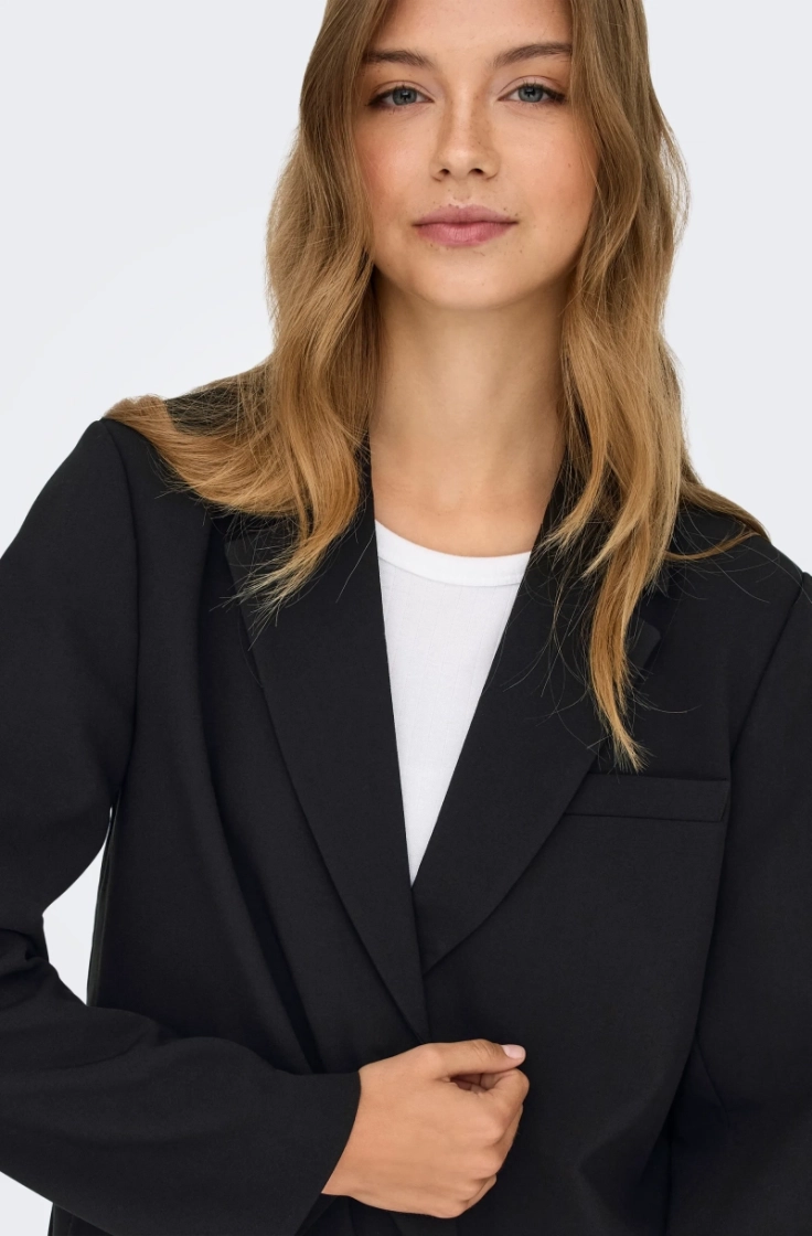 onlnoelia yasmine slit blazer black