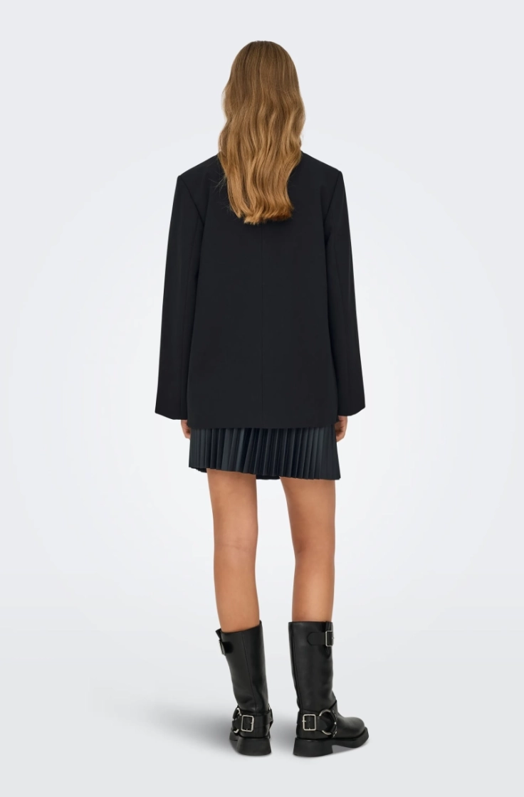 onlnoelia yasmine slit blazer black