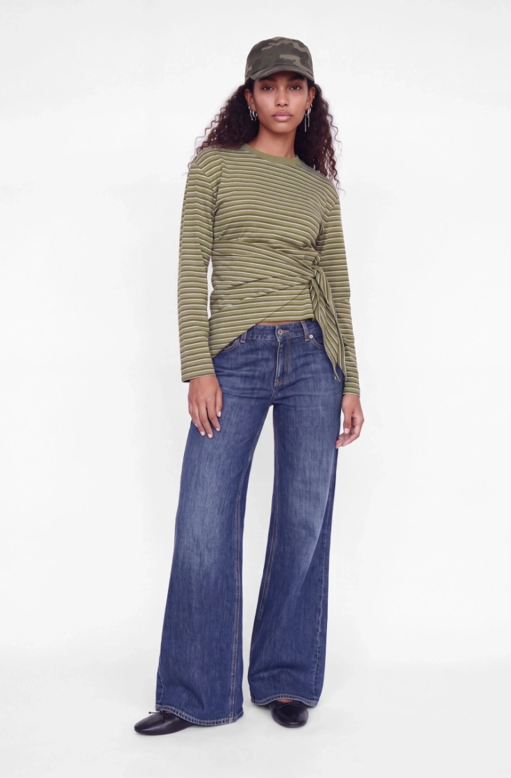 jxsophia boxy scarf tee dusky green sti